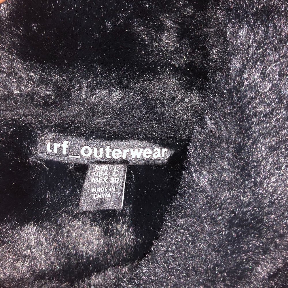 Zara Faux Shearling Lined Jacket - Picture 4 of 7